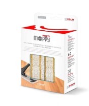 Polti Moppy Kit de 2 serpillères en microfibre pour surfaces délicates, bois et parquet PAEU0354